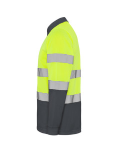 Polo personnalisé à haute visibilité pour homme "POLARIS LS" | SIP19