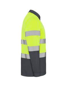 Polo personnalisé à haute visibilité pour homme "POLARIS LS" | SIP19