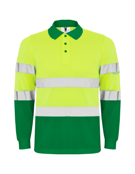 Polo personnalisé à haute visibilité pour homme "POLARIS LS" | SIP19