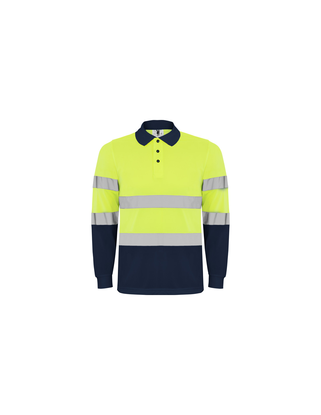 Polo personnalisé à haute visibilité pour homme "POLARIS LS" | SIP19