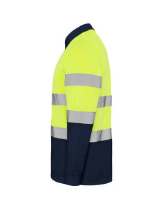Polo personnalisé à haute visibilité pour homme "POLARIS LS" | SIP19
