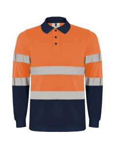 Polo personnalisé à haute visibilité pour homme "POLARIS LS" | SIP19