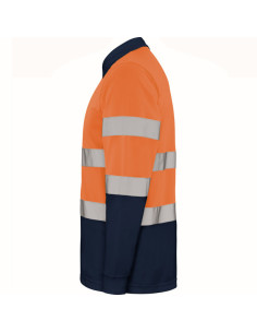 Polo personnalisé à haute visibilité pour homme "POLARIS LS" | SIP19