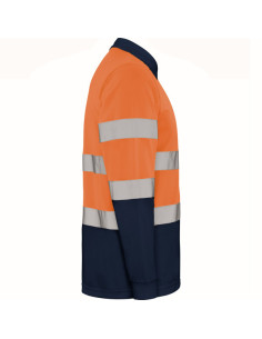 Polo personnalisé à haute visibilité pour homme "POLARIS LS" | SIP19