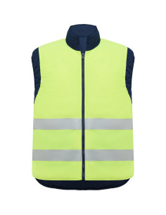 Gilet réversible haute visibilité personnalisé homme "PERSEI" | SIP19