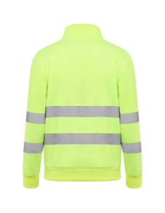 Sweat réfléchissant 1/4 de zip personnalisable homme "SPICA" | SIP19