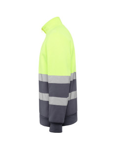Sweat réfléchissant 1/4 de zip personnalisable homme "SPICA" | SIP19