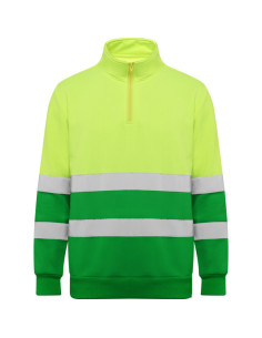 Sweat réfléchissant 1/4 de zip personnalisable homme "SPICA" | SIP19