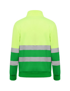 Sweat réfléchissant 1/4 de zip personnalisable homme "SPICA" | SIP19