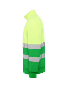 Sweat réfléchissant 1/4 de zip personnalisable homme "SPICA" | SIP19