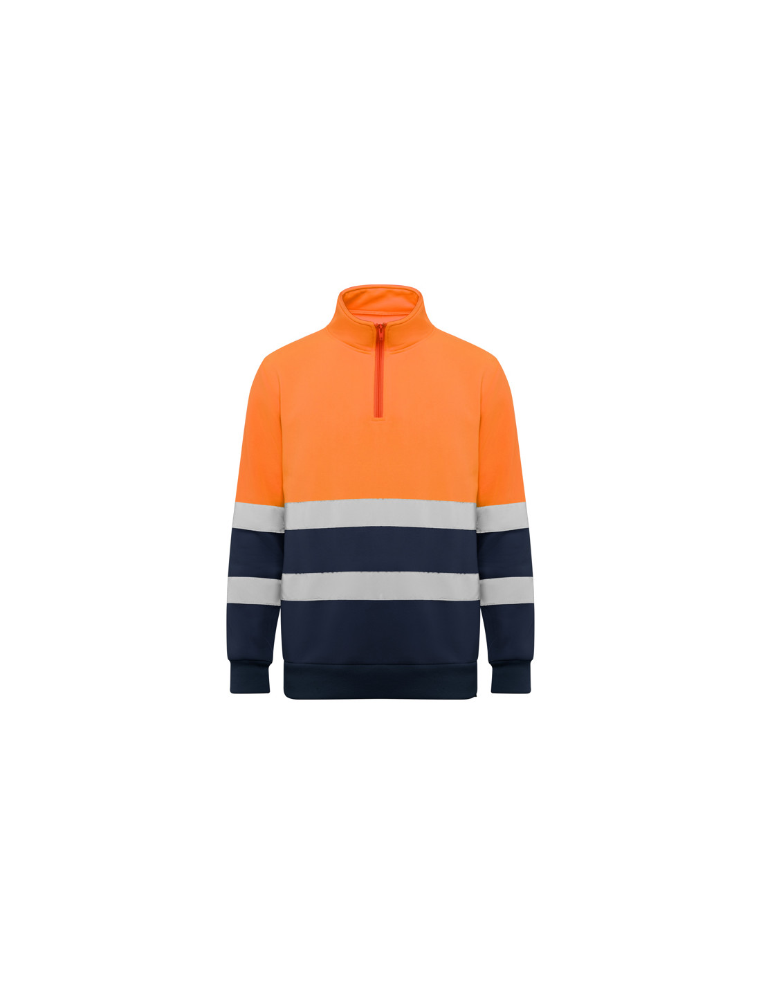 Sweat réfléchissant 1/4 de zip personnalisable homme "SPICA" | SIP19