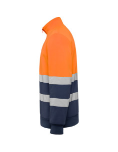 Sweat réfléchissant 1/4 de zip personnalisable homme "SPICA" | SIP19
