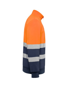 Sweat réfléchissant 1/4 de zip personnalisable homme "SPICA" | SIP19