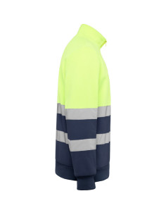 Sweat réfléchissant 1/4 de zip personnalisable homme "SPICA" | SIP19