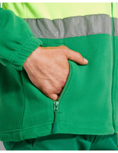 Veste polaire haute visibilité homme à personnaliser "ALTAIR" | SIP19