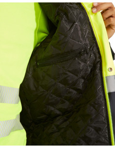 Parka personnalisée haute visibilité pour homme 365G "MERAK" | SIP19