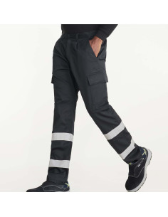 Pantalon visibilité nocturne personnalisable homme "DAILY HV" | SIP19