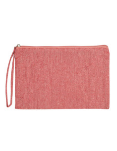 Pochette en coton recyclé personnalisable 150g "AUGUSTA" 26x17 cm | SIP19