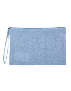 Pochette en coton recyclé personnalisable 150g "AUGUSTA" 26x17 cm | SIP19
