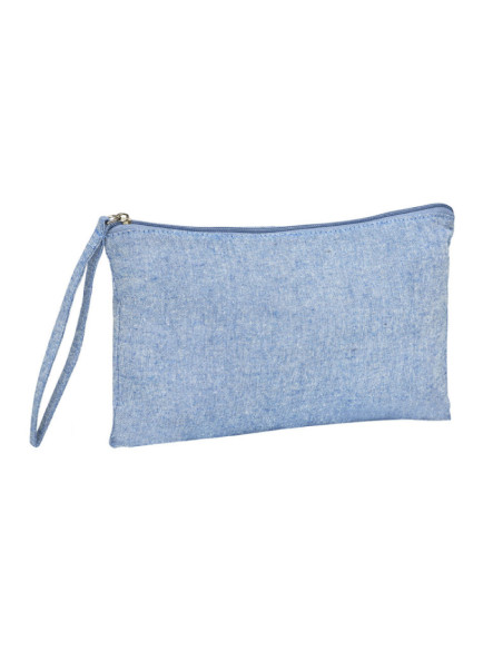 Pochette en coton recyclé personnalisable 150g "AUGUSTA" 26x17 cm | SIP19