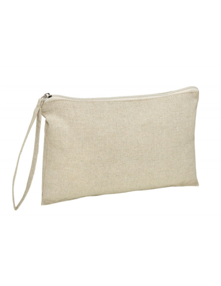 Pochette en coton recyclé personnalisable 150g "AUGUSTA" 26x17 cm | SIP19