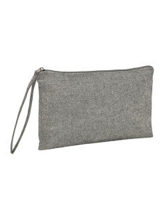 Pochette en coton recyclé personnalisable 150g "AUGUSTA" 26x17 cm | SIP19