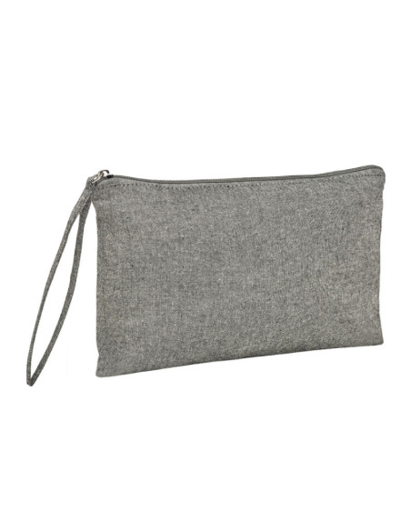 Pochette en coton recyclé personnalisable 150g "AUGUSTA" 26x17 cm | SIP19