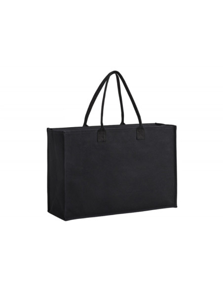 Sac cabas à zip personnalisable en coton 340g "CROISETTE" | SIP19
