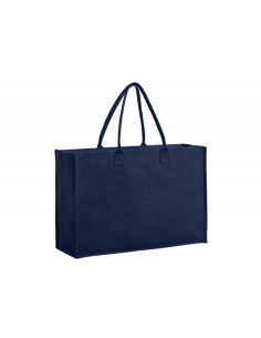 Sac cabas à zip personnalisable en coton 340g "CROISETTE" | SIP19