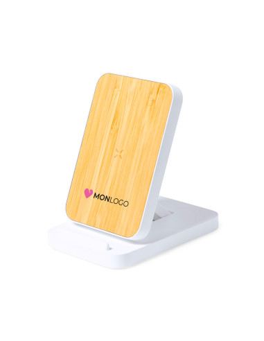 SUPPORT CHARGEUR INDUCTION PUBLICITAIRE 15W "MELLER"