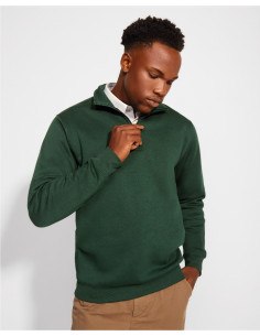 Sweat capuche zip homme personnalisable en polycoton "ANETO" | SIP19