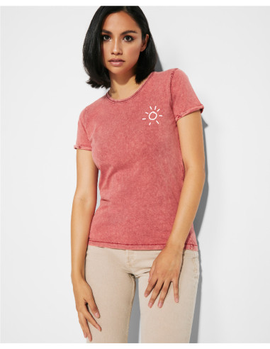 T-SHIRT DÉLAVÉ PROMOTIONNEL FEMME COTON 160G "HUSKY"