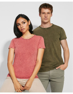 T-shirt publicitaire délavé pour homme en coton "HUSKY" | SIP19