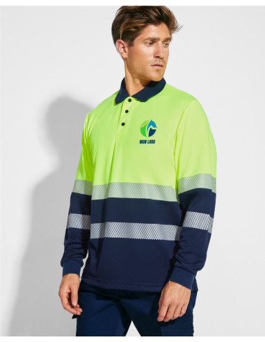 POLO PERSONNALISÉ HOMME HAUTE VISIBILITÉ 170G "VEGA LS"