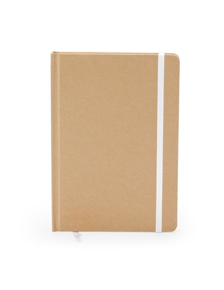 Carnet A5 ligné en carton recyclé personnalisable "ESTELA" | SIP19