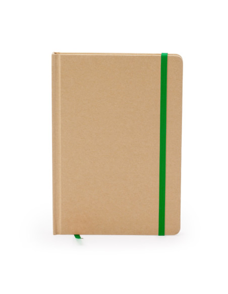 Carnet A5 ligné en carton recyclé personnalisable "ESTELA" | SIP19