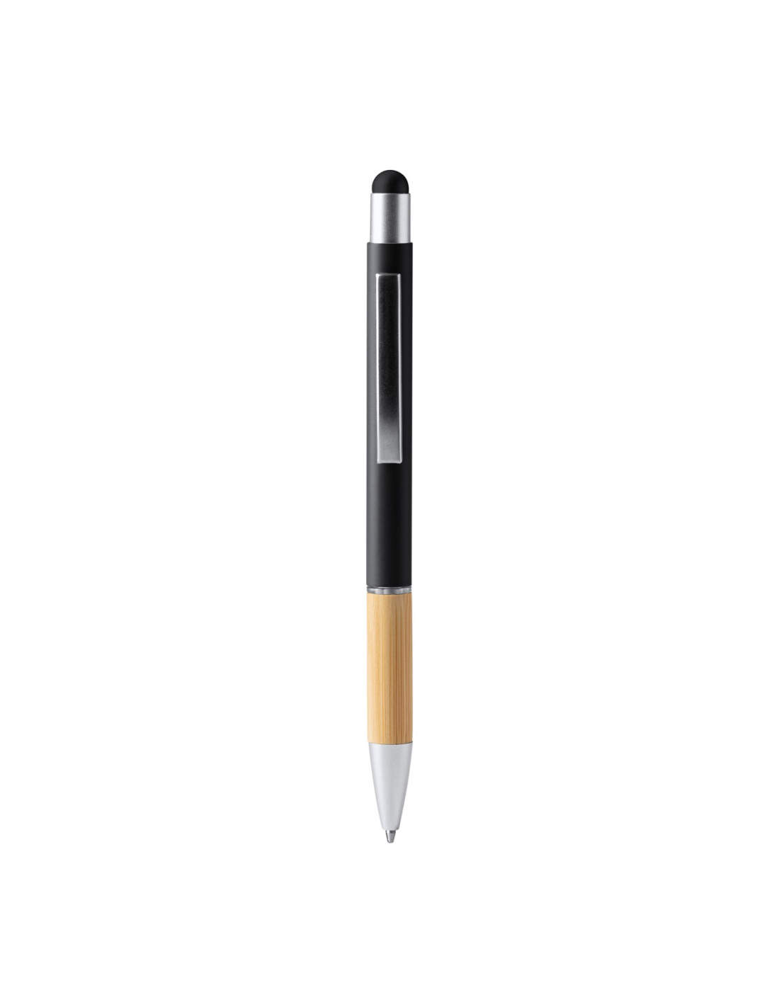 Stylo tactile promotionnel en bambou et aluminium "OLTEN" | SIP19