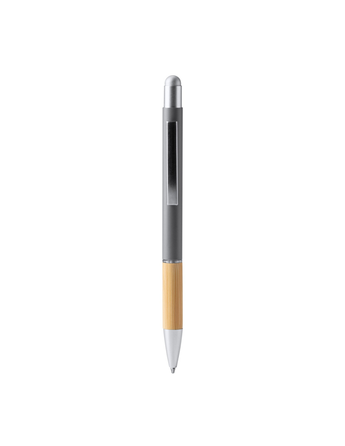 Stylo tactile promotionnel en bambou et aluminium "OLTEN" | SIP19