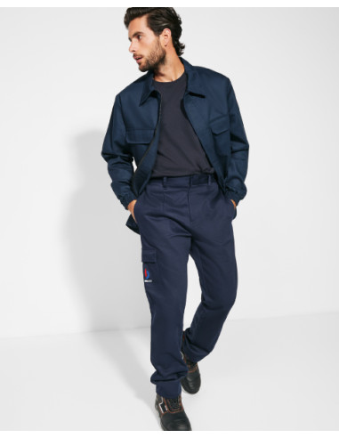 PANTALON HOMME EN TISSU IGNIFUGE PERSONNALISABLE 360G "RANGER"
