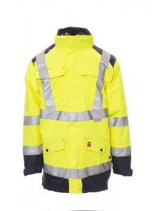 Parka 4-en-1 haute visibilité à personnaliser homme "HISAFE" | SIP19