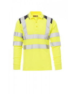 Polo personnalisé haute visibilité homme ML "GUARD+WINTER" | SIP19