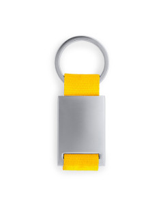 Porte-clés personnalisé en métal et polyester "MINERAL" | SIP19