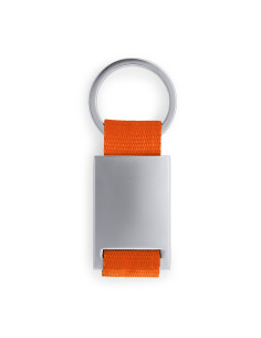 Porte-clés personnalisé en métal et polyester "MINERAL" | SIP19