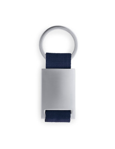Porte-clés personnalisé en métal et polyester "MINERAL" | SIP19