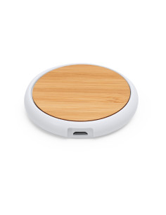 Chargeur à induction personnalisé en bambou 5W "SOYUZ" | SIP19