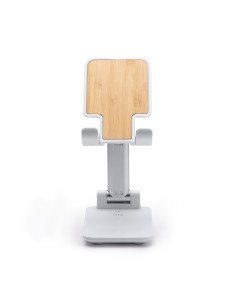 SUPPORT TÉLÉPHONE CHARGEUR PERSONNALISABLE EN BAMBOU "ZICUM" | SIP19