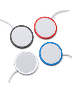 Chargeur induction personnalisable en aluminium recyclé "WUDY" | SIP19