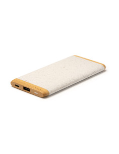 Powerbank personnalisé en bambou et fibre de blé "KASIM" | SIP19