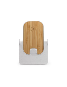 Support chargeur induction promotionnel en bambou "ALOK" | SIP19