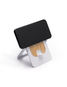 Support chargeur induction promotionnel en bambou "ALOK" | SIP19
